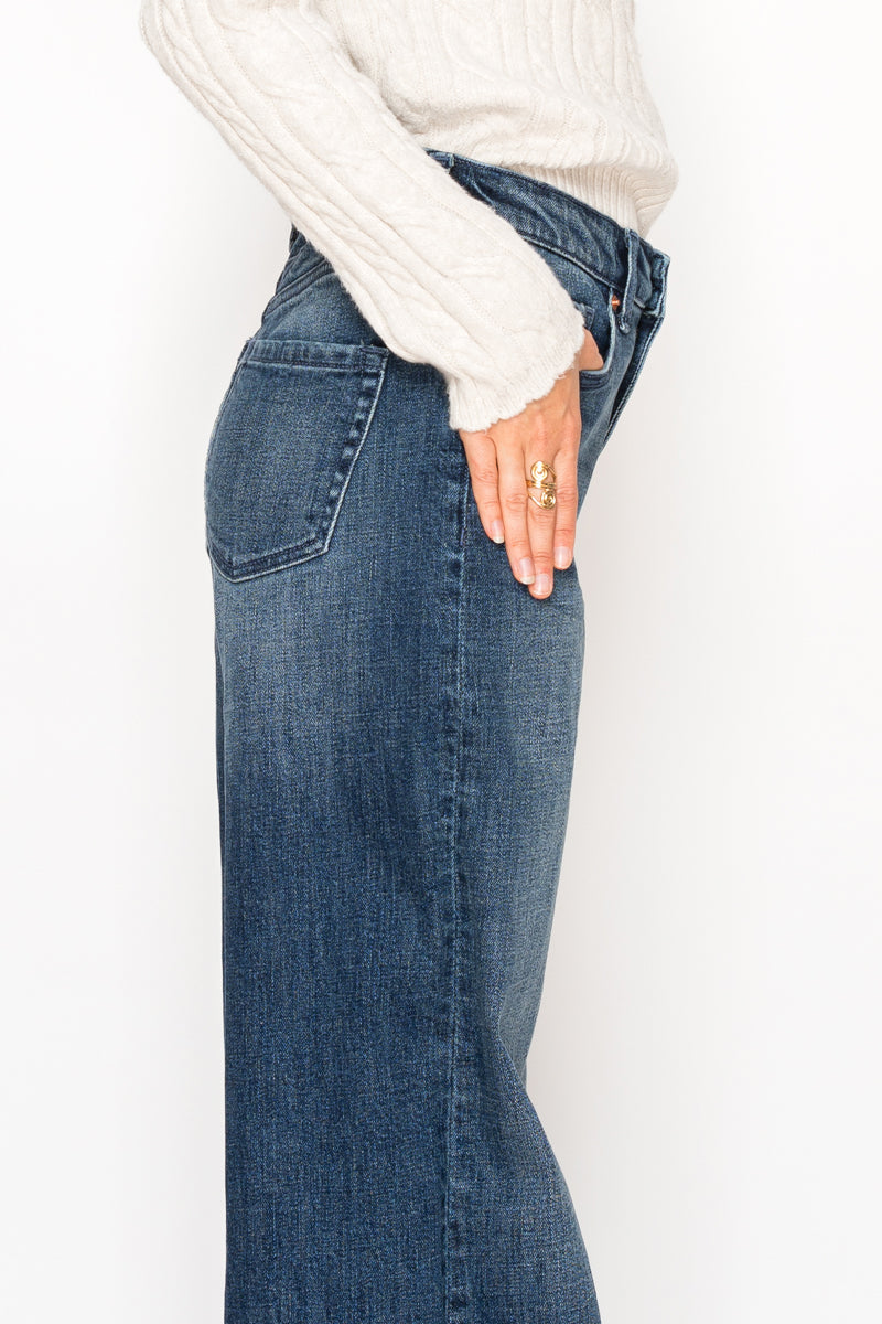 Tummy Control High Rise A-wide Jeans